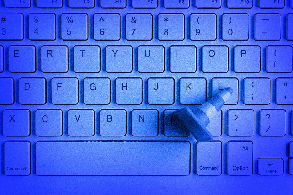 Keyboard with warning