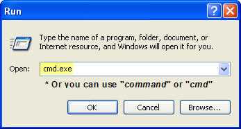 command prompt